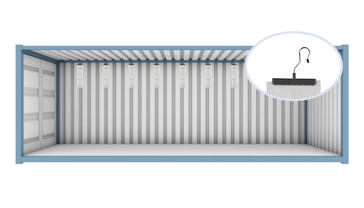 Le dessiccant Sachet absorbeur d'humidité de conteneur pour un envoi  intermodal - Chine Conteneur Absorbeur d'humidité, le conteneur dessiccant