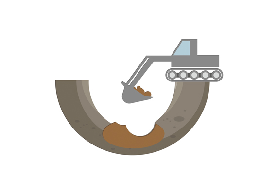 Extraction of bentonite clay graph