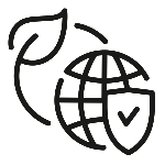 Clariant_Icon_Protecting the environment_globe_Shield_Plant_05-02-2021