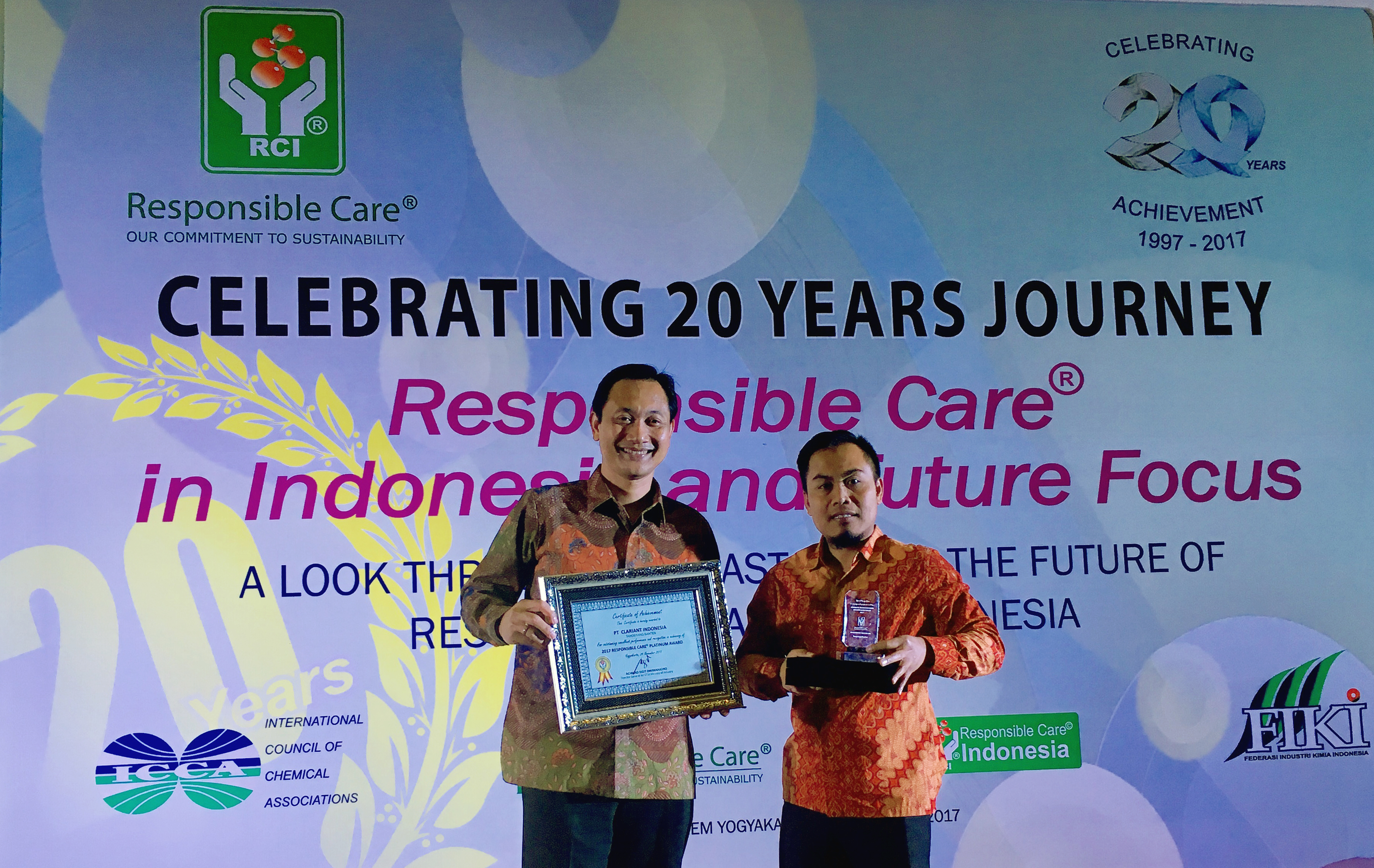 Gede Suyasa, Director, and Sukadi, Safety & Ecology Manager, Sustainability and Regulatory Affairs...