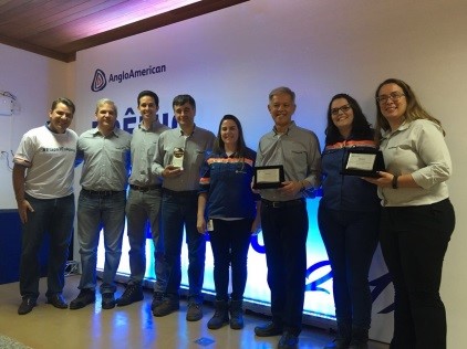 Clariant obtiene el premio Proveedor Destacado 2017 de Anglo American. 
(Fotografía: Clariant)