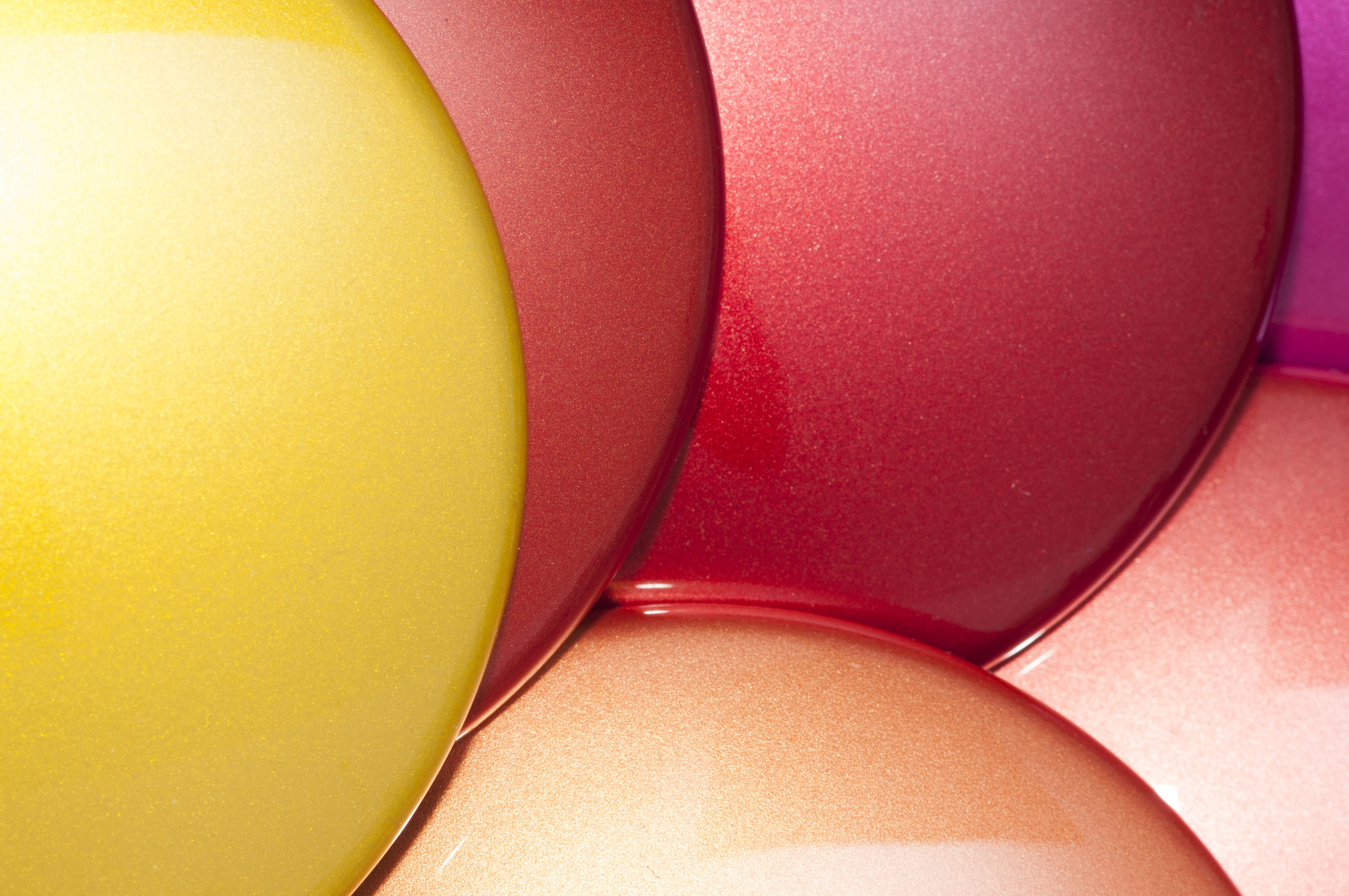 A selection of Hostatint™ A 100-ST Red and Yellow pigment preparations for metallic and mineral ef...