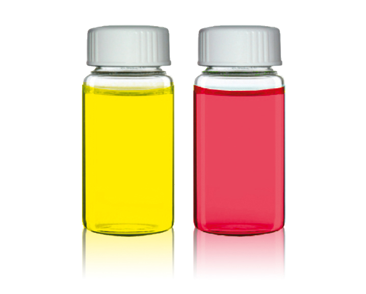 Die neuen nicht anfärbenden Flüssigfarbstoffe Sanolin Lave Yellow S Liquid und Sanolin Lave Red A ...