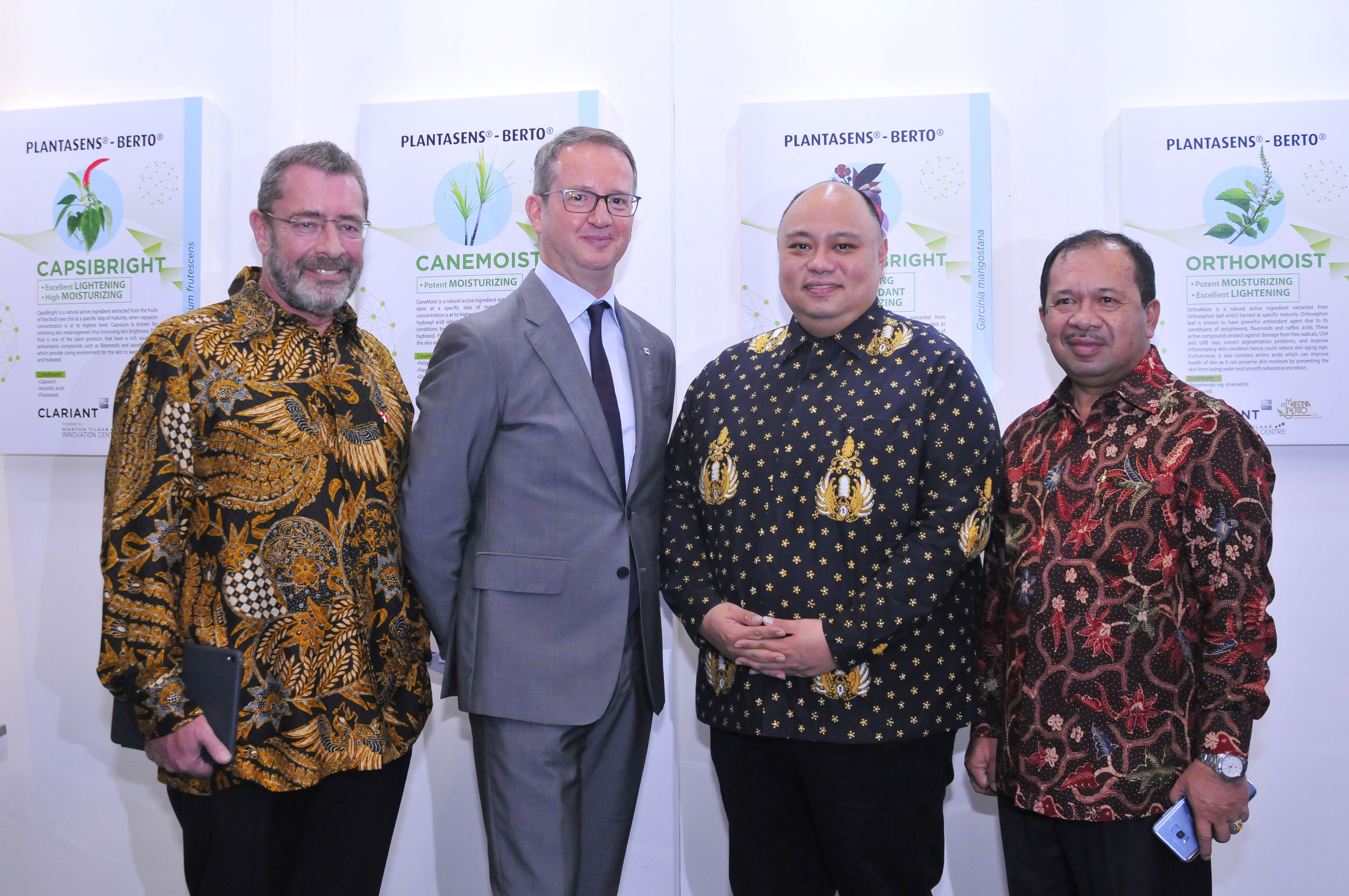 Hans Herrel, Clariant Head of Indonesia; Francois Bleger, Clariant's Head of Business Unit Industr...