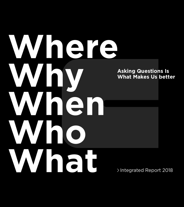 "Asking questions is what makes us better" ist das Motto von Clariants Integriertem Bericht 2018. ...