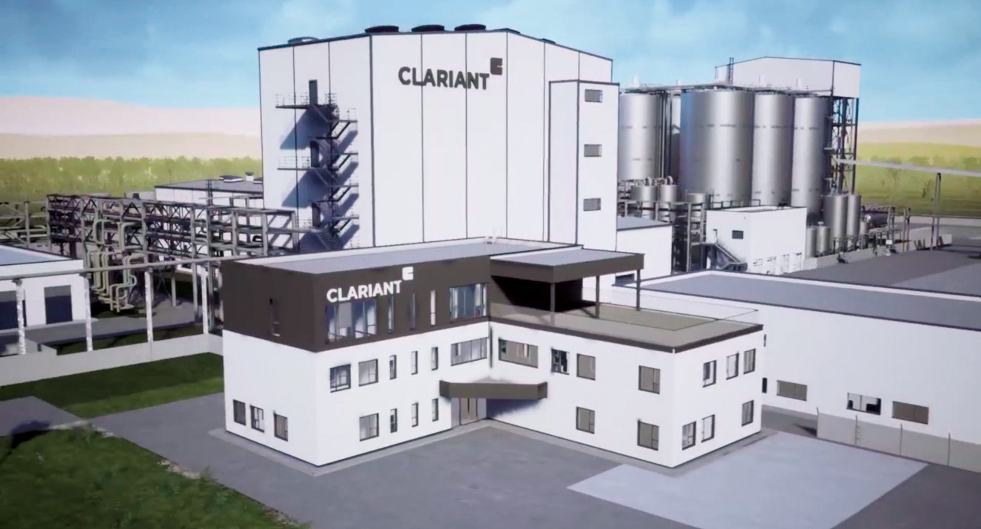 The future sunliquid plant in Podari.
(Photo: Clariant)