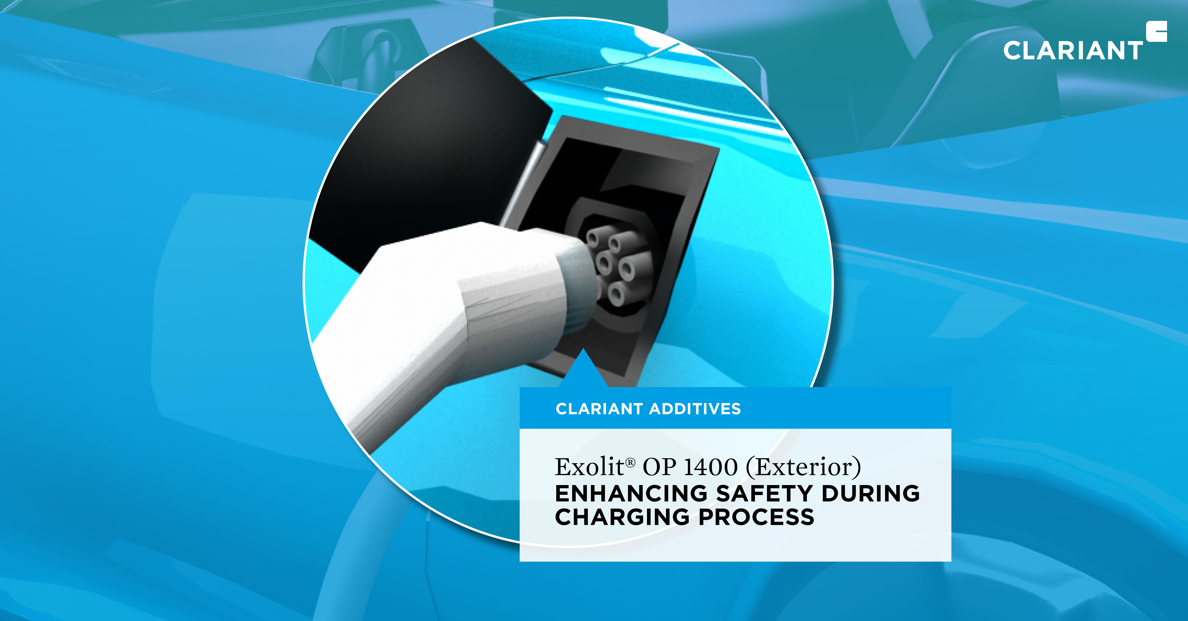Exolit OP 1400 (Exterior): ENHANCING SAFETY DURING CHARGING PROCESS. (Photo: Clariant)