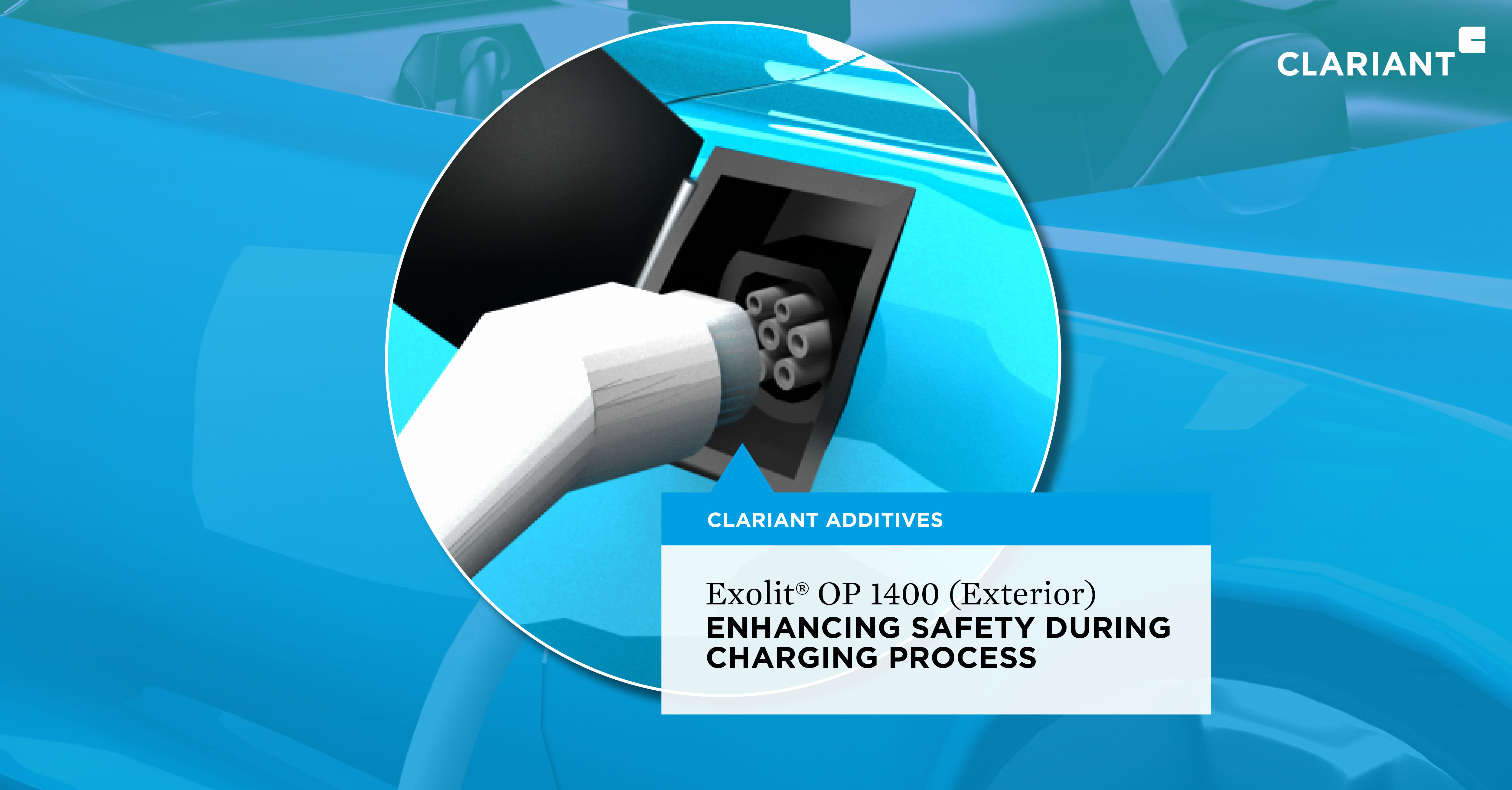 Exolit OP 1400 (Exterior): ENHANCING SAFETY DURING CHARGING PROCESS. (Photo: Clariant) Exolit OP 1400 (Exterior): ENHANCING SAFETY DURING CHARGING PROCESS. (Photo: Clariant)