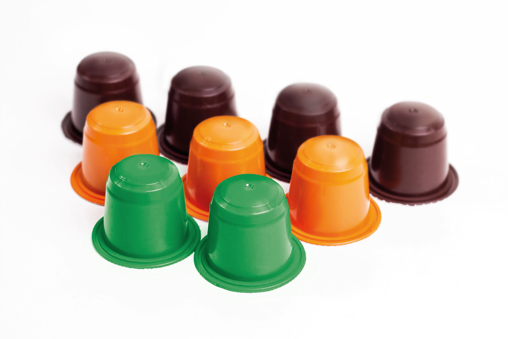 Coffee capsules made of AF-COLOR'S bio masterbatches based on Clariant's new biodegradable pigment...