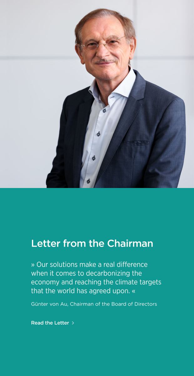 Clariant Mobile Teaser Letter Chairman