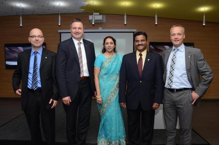 Dr Dirk Dr Vollmer Dr Danait Dr Parikh und Dr Benkhoff Foto Clariant