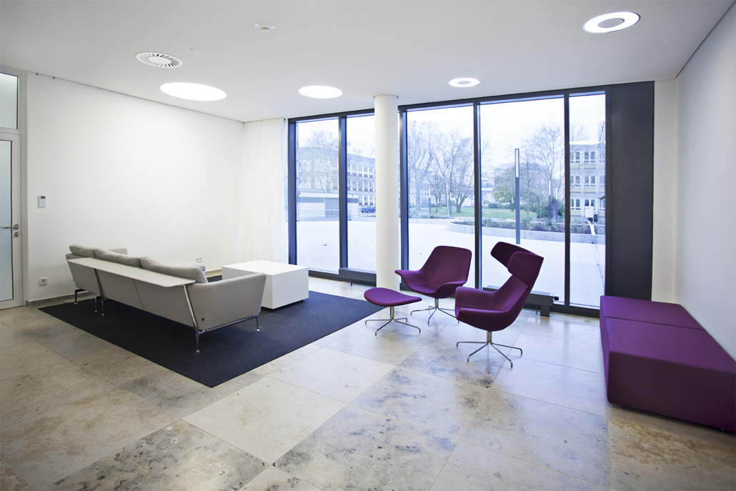  The recreation room offers comfortable chairs and couches for a refreshing rest.